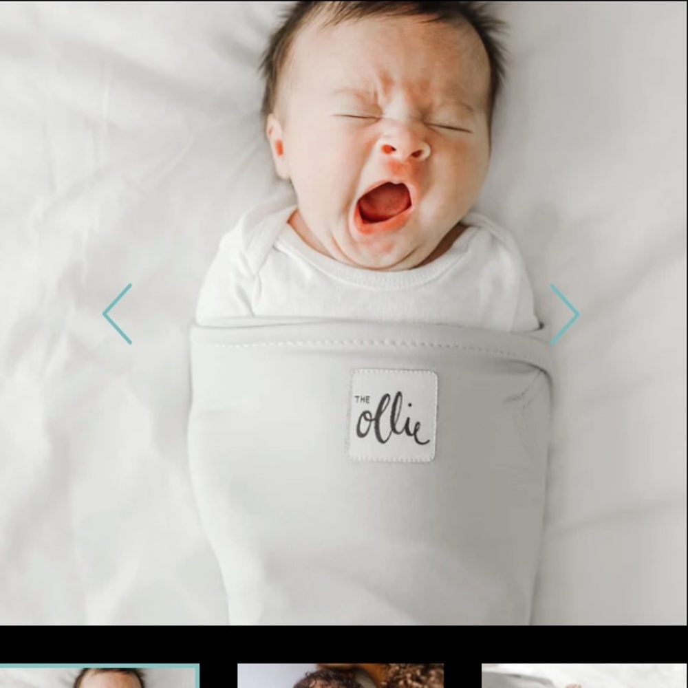 Three used Ollie swaddles!